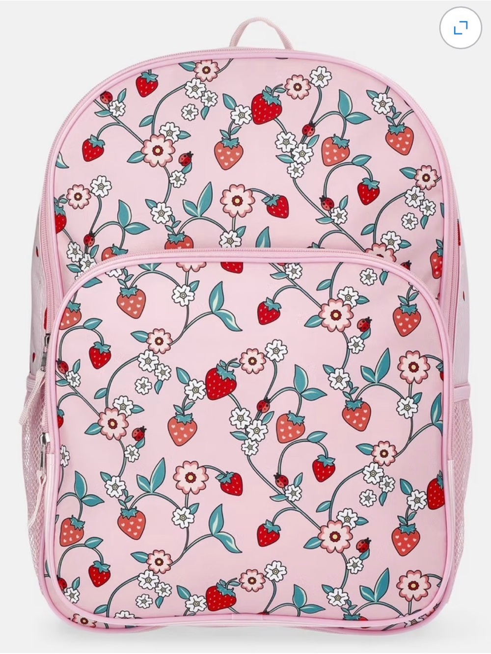 Wonder Nation Kids' 17" Berry Patch Backpack, Pink